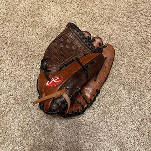 F) Rawlings RBG36TBR 12.5” Leather Shock Baseball Glove RHT